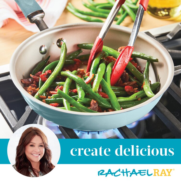 Rachael Ray Create Delicious Aluminum Nonstick Cookware Set, 13-Piece