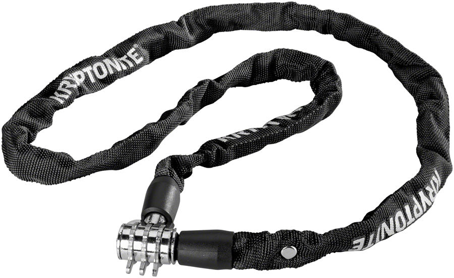 Kryptonite Keeper 411 Chain Lock with Combination: Black 4 x 110cm