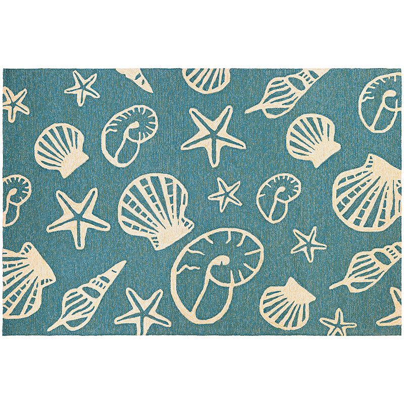 Couristan Outdoor Escape Cardita Shells Indoor Outdoor Rug