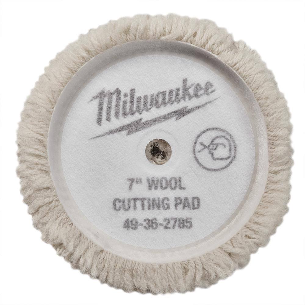 MW 7 in. Wool Cutting Pad 49-36-2785