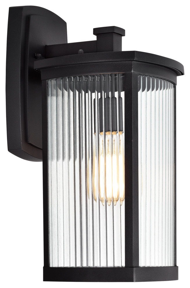 CHLOE Lighting EVIE Transitional 1 Light Textured Black Outdoor Wall Sconce   Transitional   Outdoor Wall Lights And Sconces   by CHLOE Lighting  Inc.  Houzz