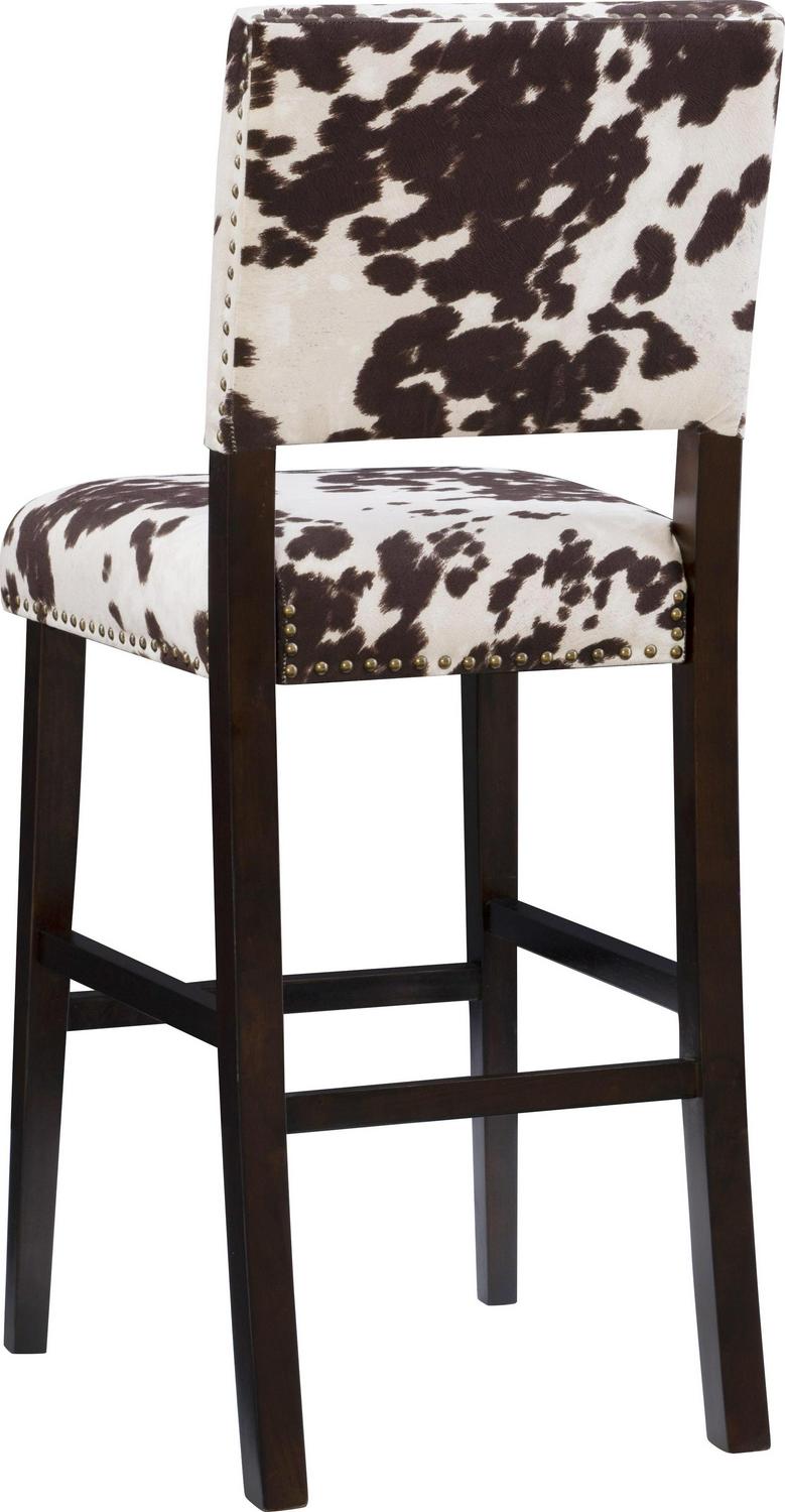 Linon Corey Bar Stool Brown  Crowdfused