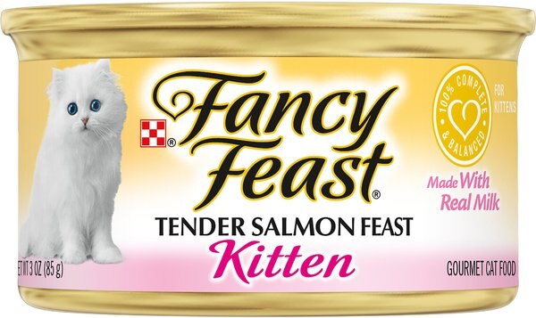 Fancy Feast Kitten Tender Salmon Feast Canned Cat Food