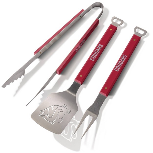 Ncaa Washington State Cougars Spirit Series Bbq Set 3pc