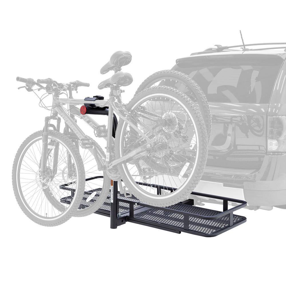 Apex 2-Bike Steel Basket Cargo Carrier with Rack BCCB-1169-2