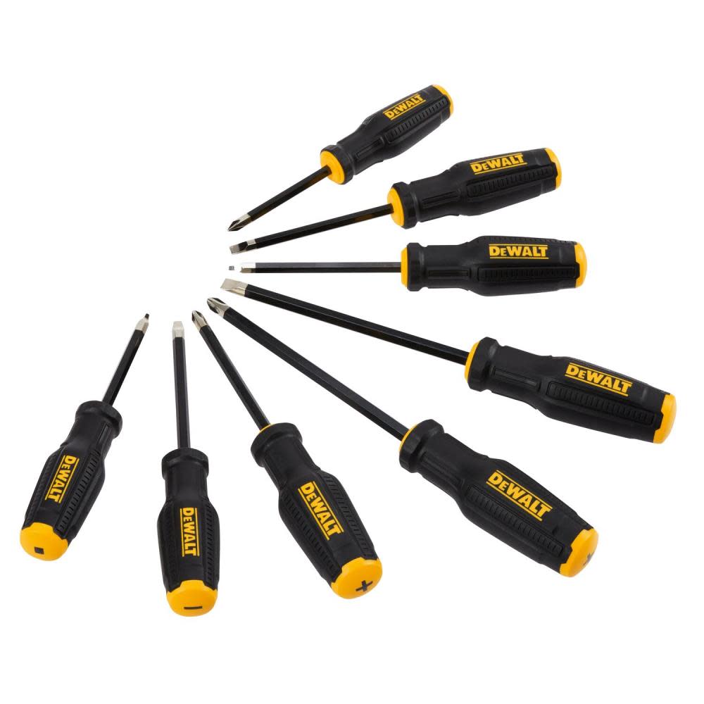 DEWALT TOUGHSERIES Screwdriver Set 8pc