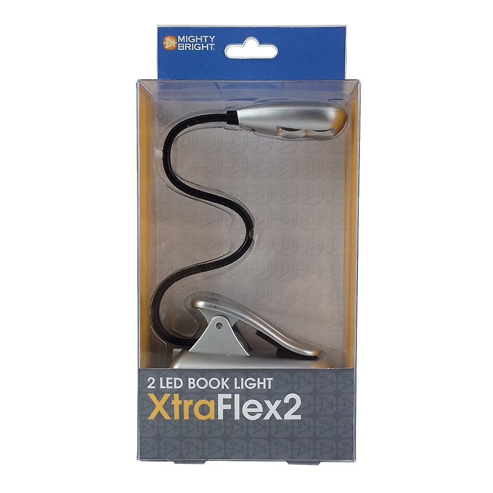 Mighty Bright XtraFlex 2 LED Book Light Silver