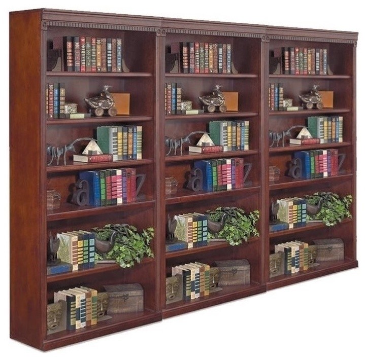 Martin Furniture Huntington Club Wall Bookcase   Transitional   Bookcases   by Homesquare  Houzz