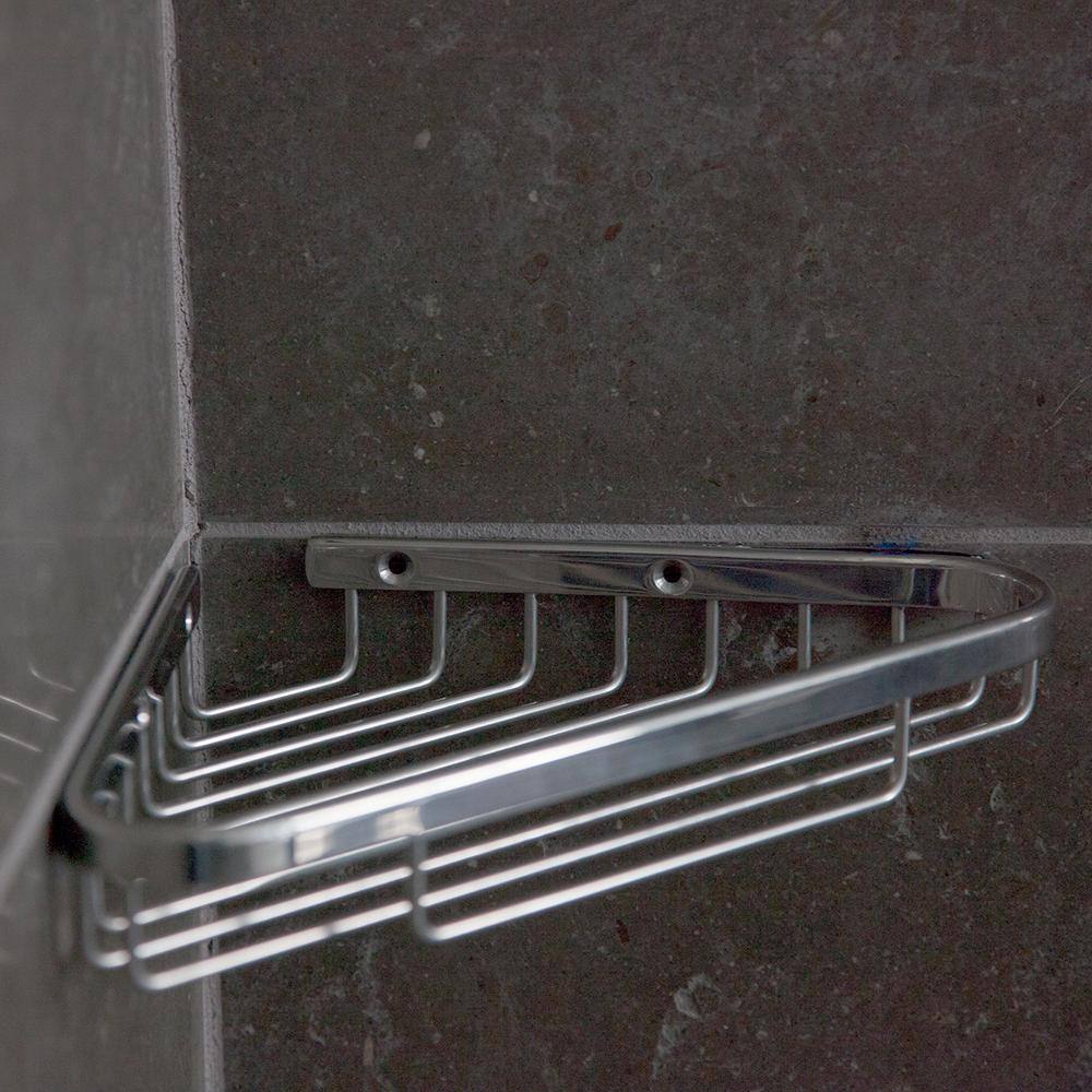 Speakman Hotel Wall-Mounted Shower Caddy with Mounting Hardware in Polished Chrome SA-1408