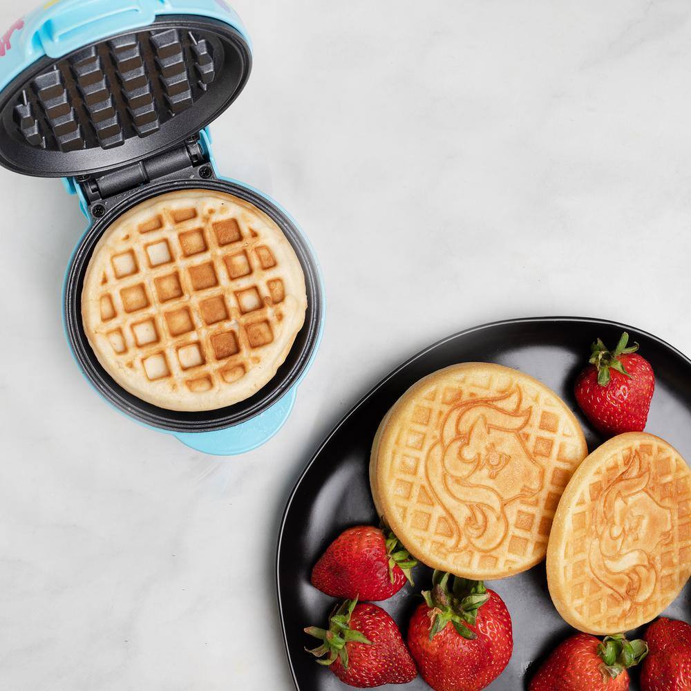 Uncanny Brands Light Blue 'My Little Pony' American Mini Waffle Maker WM3-PON-PN1