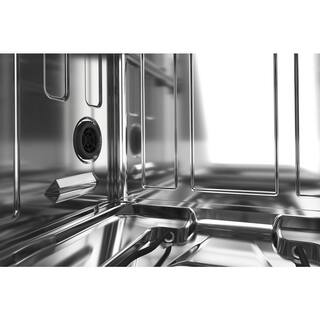 KitchenAid 24 in. PrintShield Stainless Steel Top Control Built-In Tall Tub Dishwasher with Stainless Steel Tub 44 dBA KDTM404KPS