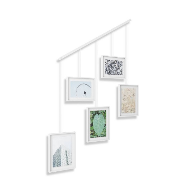 X 26 quot Exhibit Gallery Multiple Images Display Frame White Umbra