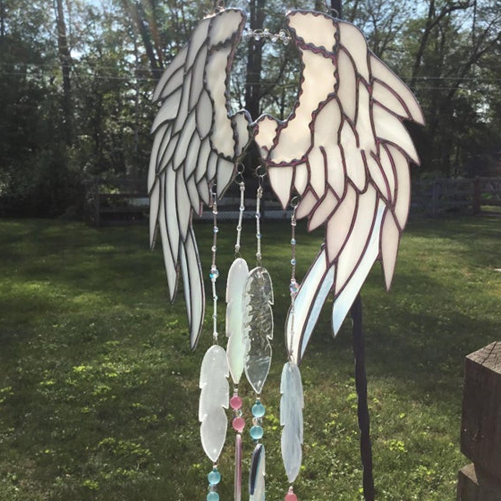 Unique Wind Chimes Outdoor Decor， Memorial Windchimes， Angel Sympathy Wind Chimes Gifts f ing B