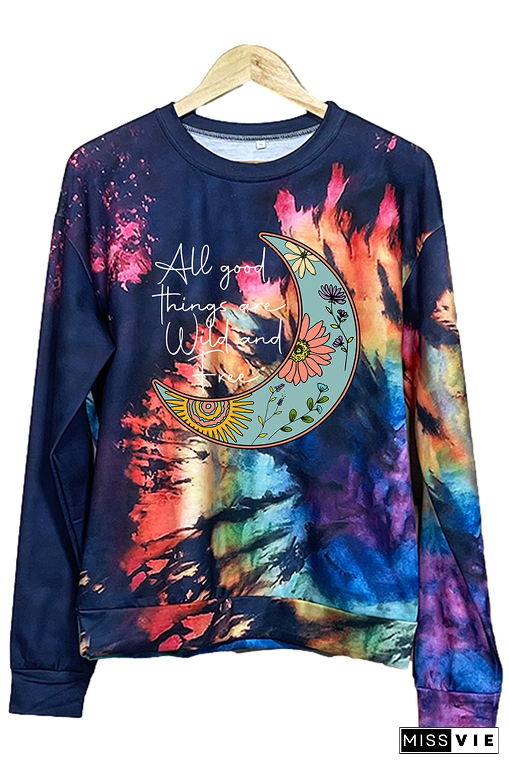 All Good things are Wild and Free Retro Sweatshirt Women Wholesale