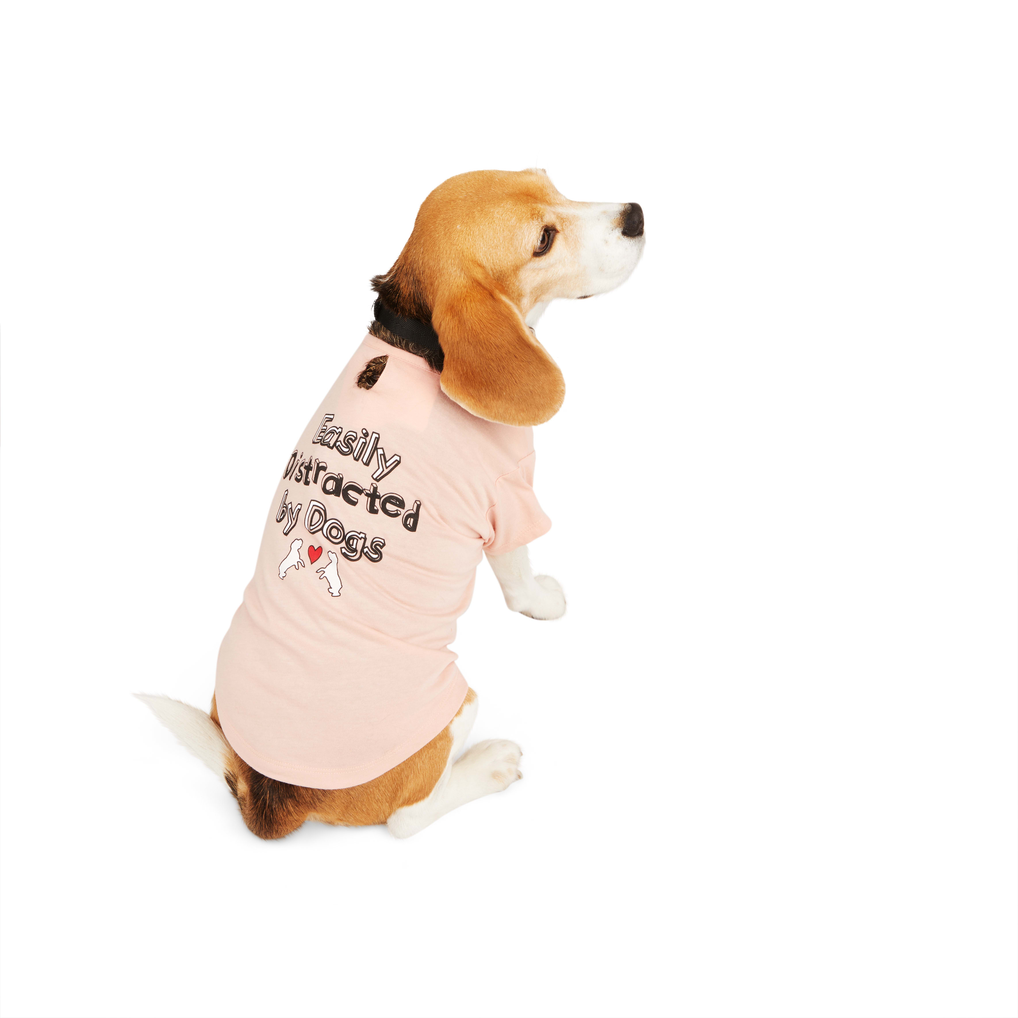 YOULY Easily Distracted Dog Tee， XX-Small