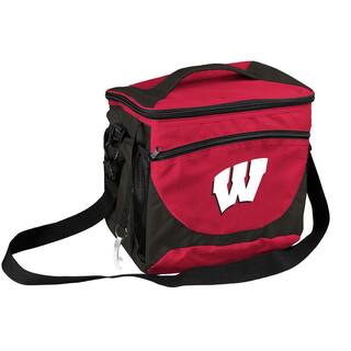 logobrands Wisconsin 24 Can Soft-Side Cooler 244-63