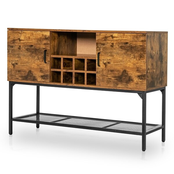 Costway Industrial Kitchen Buffet Sideboard 2-Door Console Table - See Details