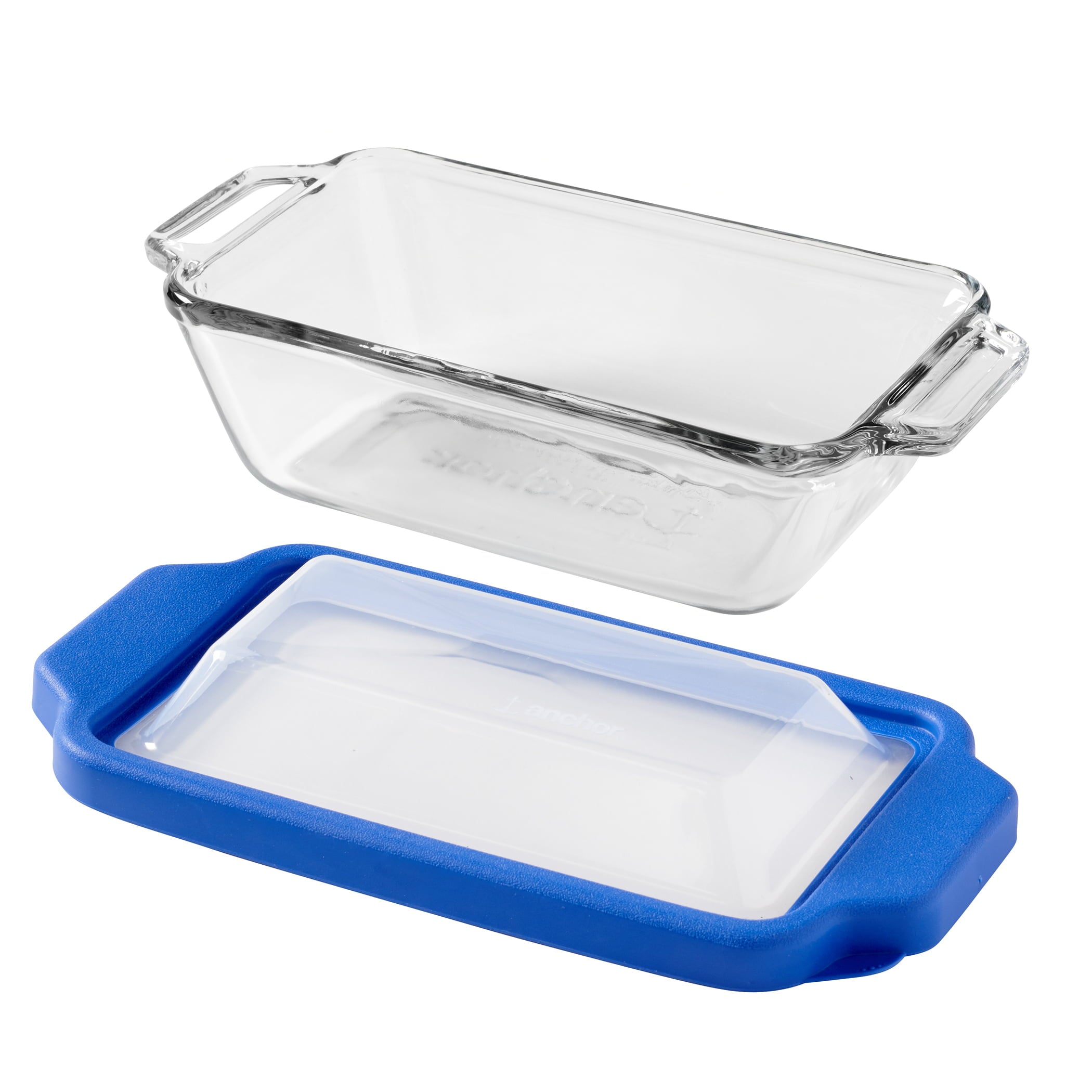 Anchor Hocking Bakeware Glass Loaf Pan with TrueFit Lid, 1.5 Quart