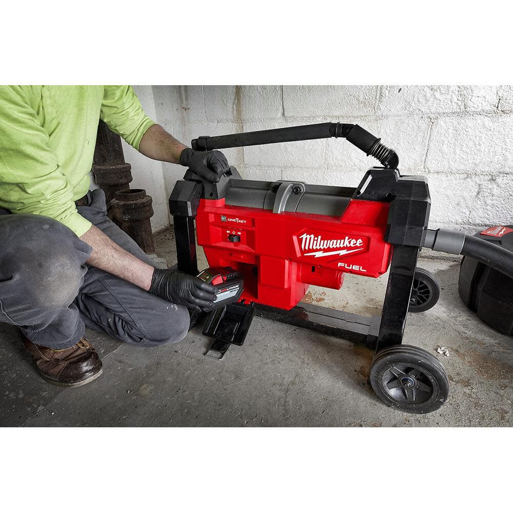 Milwaukee M18 FUEL Sewer Sectional Machine with Cable Drive Kit 2871-22 from Milwaukee