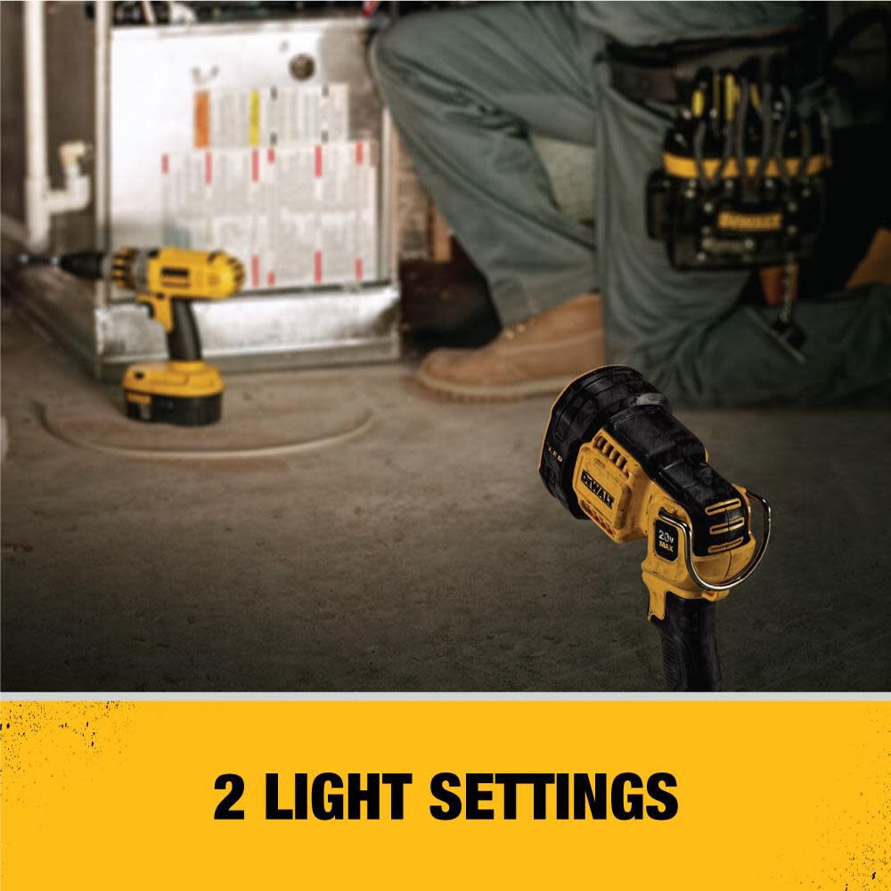 DEWALT 20V Jobsite LED Spotlight DCL043 from DEWALT