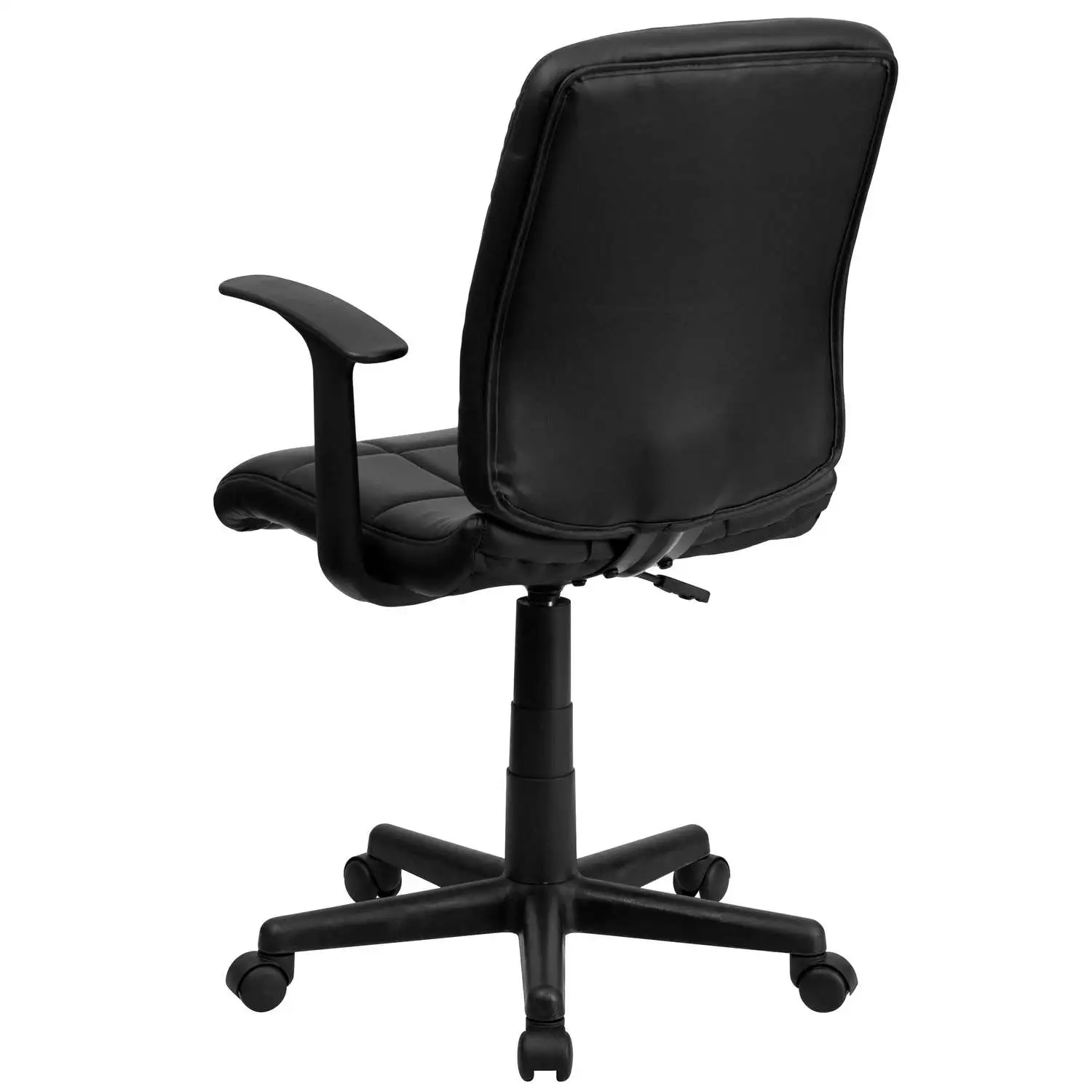 Black Vinyl Office Chair