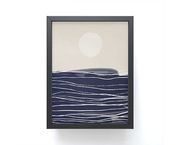 Alisa Galitsyna Abstract Seascape 2 Framed Mini Print Society6