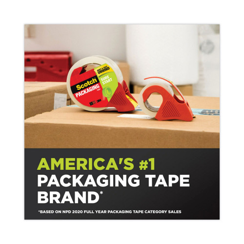 Scotch Sure Start Packaging Tape for DP1000 Dispensers， 1.5