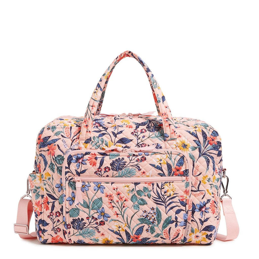 Vera Bradley  Weekender Travel Bag in Paradise Coral