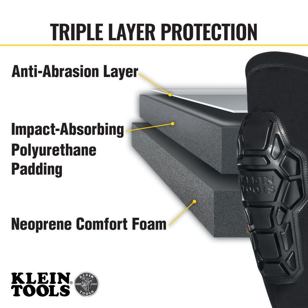 Klein Tools Knee Pad Sleeves Heavy Duty S/M 60615 from Klein Tools