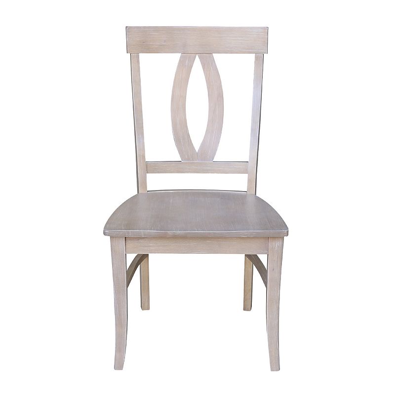 International Concepts Cosmo Washed Wood Dining Chair 2-piece Set