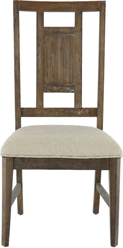 Artisan Prairie Gray Lattice Back Dining Room Chair