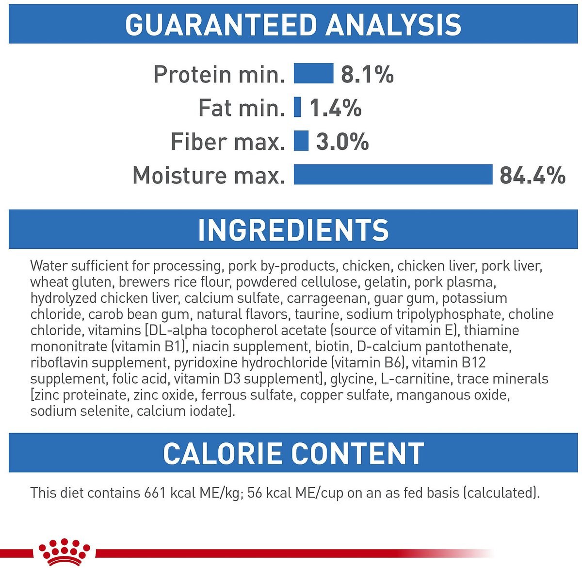 Royal Canin Feline Care Nutrition Weight Care Loaf in Sauce Canned Cat Food