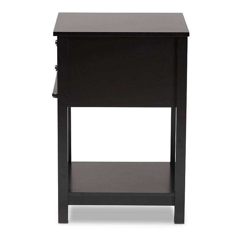 Baxton Studio Willow Nightstand Table