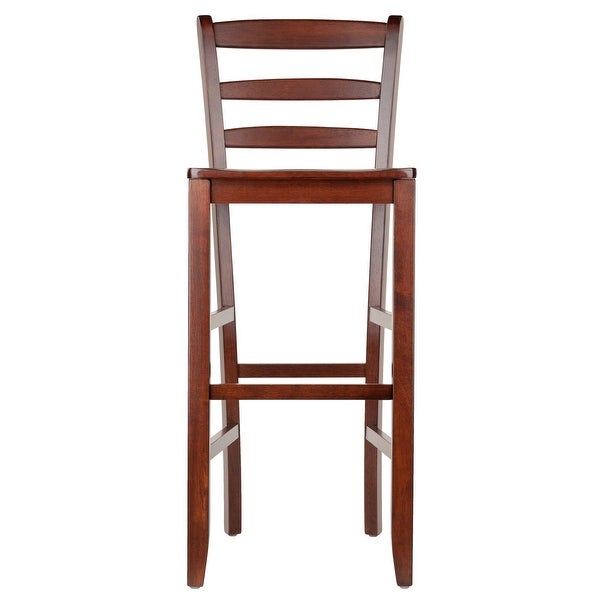 Wood Benjamin Ladder-Back Bar Stools， Set of 2