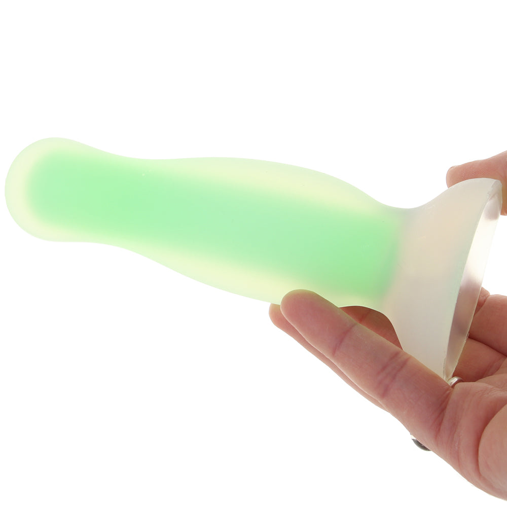 Luminous Glow In The Dark Large Butt Plug in Green