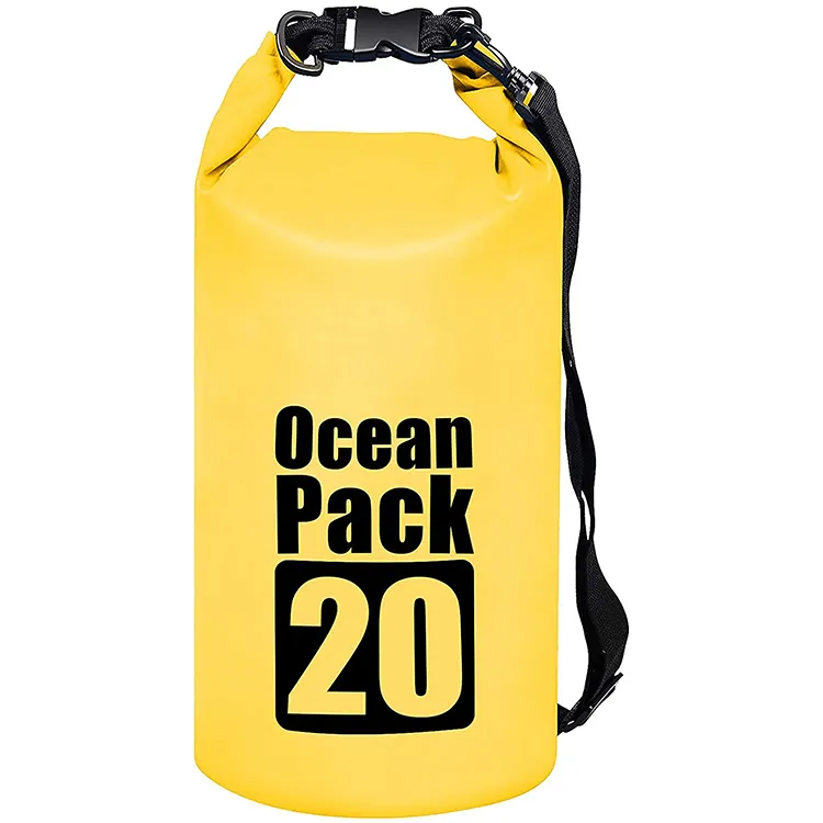 Outdoor Floating Camping Hiking Ocean Pack Adjustable Strap Waterproof Dry Bag With Custom Logo