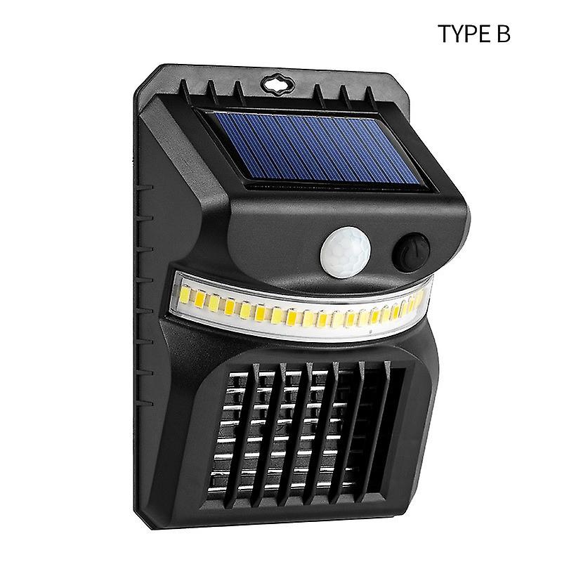 Solar Led Wall Lamp Mosquito Killer Mosquito Catcher Lamp Human Body Intelligent Induction Outdoor Mosquito Repellent Solar Wall Lamp 2in1