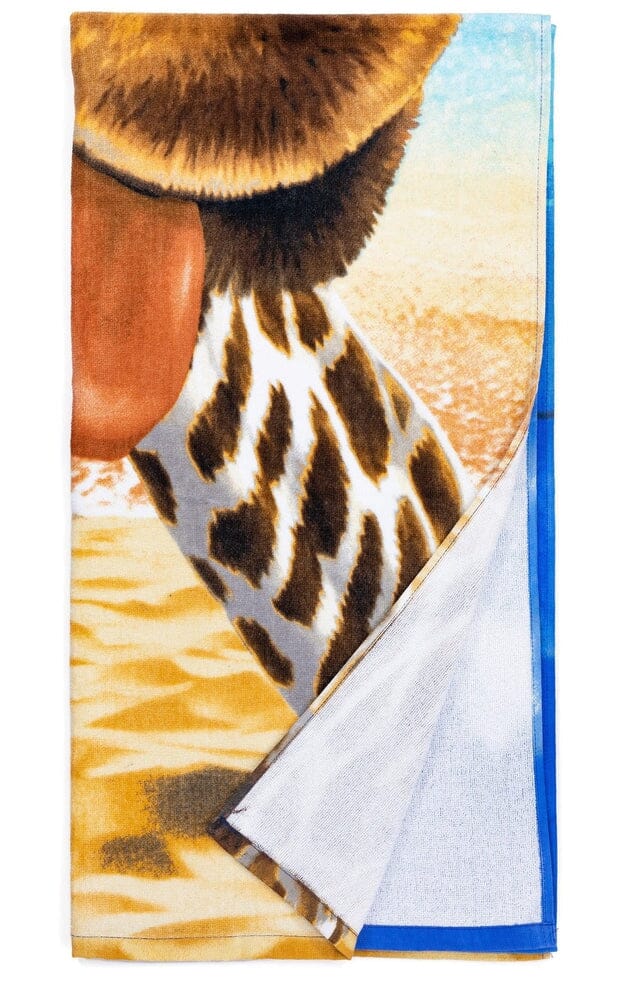 Giraffe Super Soft Plush Cotton Beach Bath Pool Towel