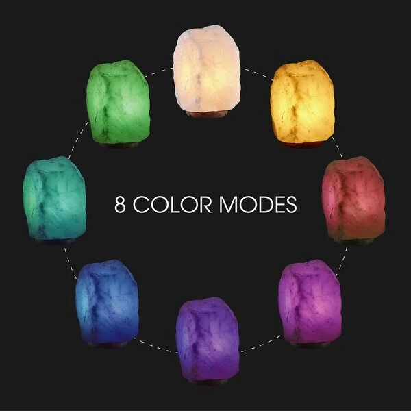 Cayleigh 8 Color Modes Salt Lamp