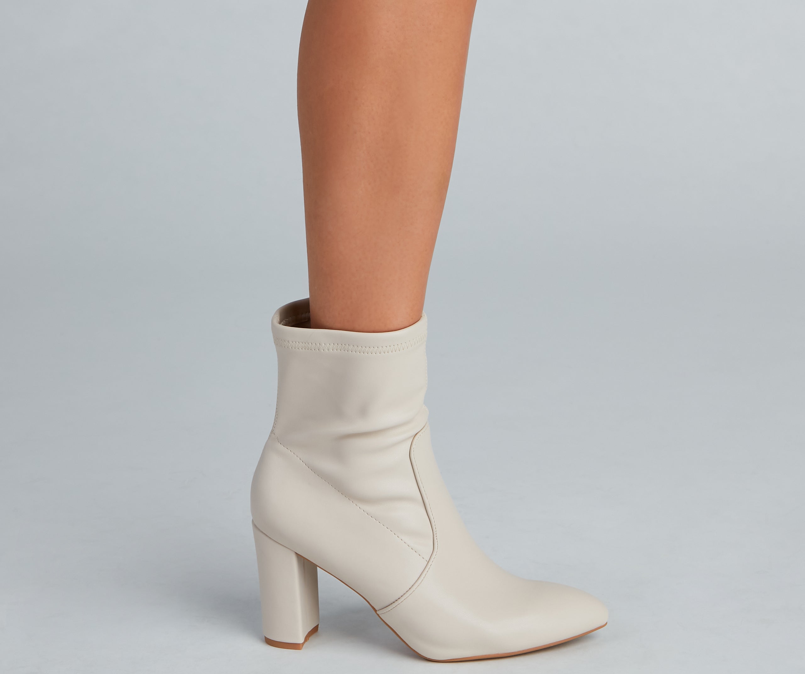 Strut Worthy Faux Leather Booties