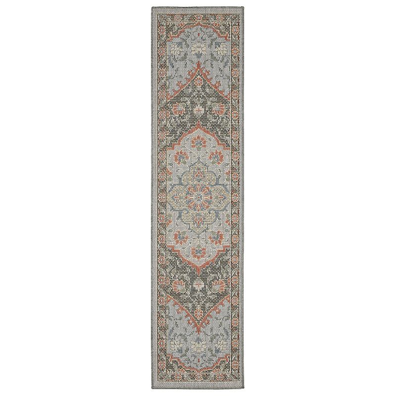 StyleHaven Calla Traditional Medallion Indoor Outdoor Area Rug