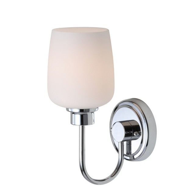 Casen Bathroom Sconce Chrome Safavieh