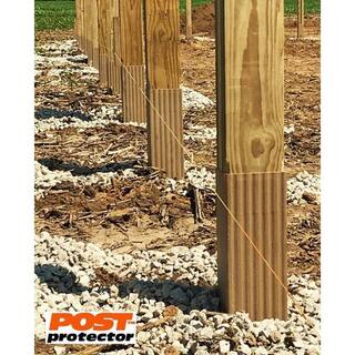 Post Protector 6 in. x 6 in. x 60 in. In-Ground Fence Post Decay Protection 6660R