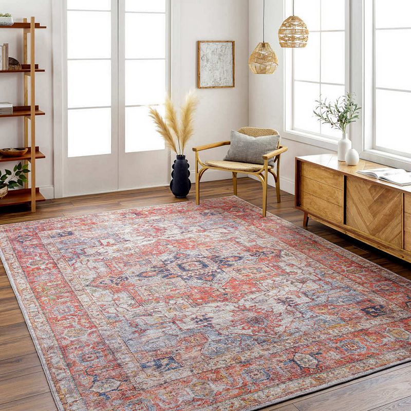 Roseland Traditional Washable Area Rug