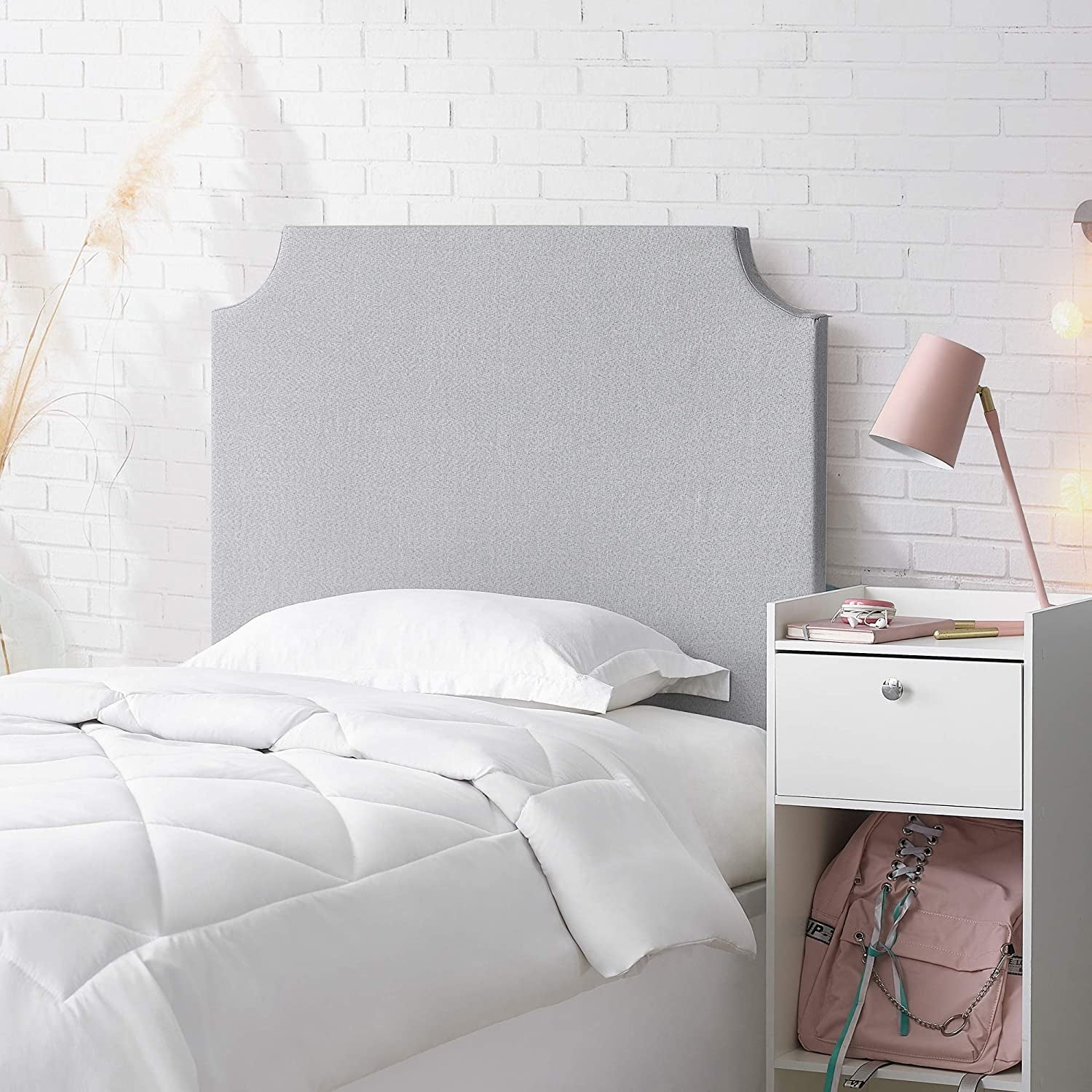 DIY Headboard - College Bedding Headboard - Light Gray - - 31121258