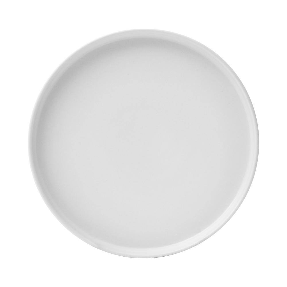 222 Fifth Kaden 12-Piece Modern White Porcelain Dinnerware Set (Service for 4) 3498WH795B1V32