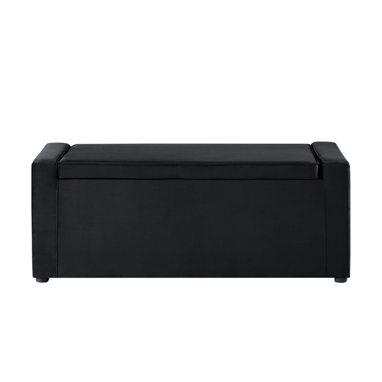 Carson Velvet Storage Bench-Shoe Storage-Upholstered-Living Room, Entryway, Bedroom-Inspired Home