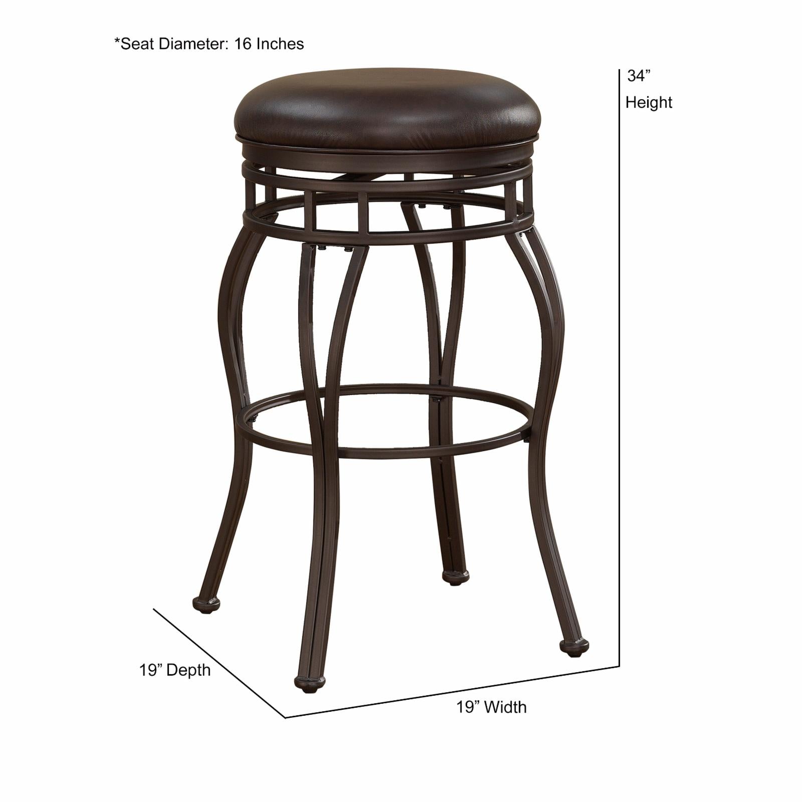 American Woodcrafters Villa Extra Tall Bar Stool - Taupe Gray