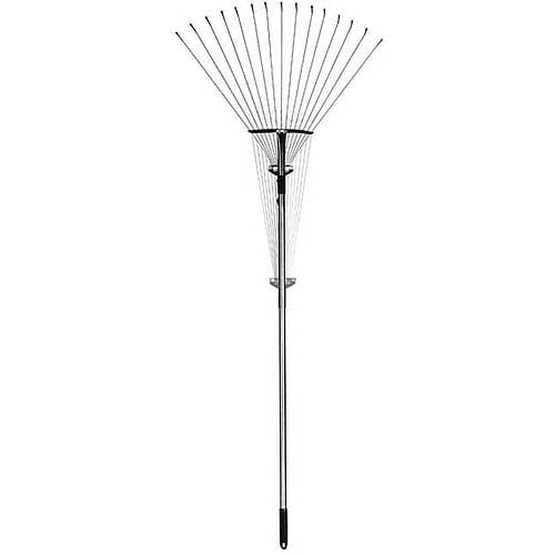 Bond Manufacturing Adjustable Steel Leaf Rake, Expands 7 to 22 inches