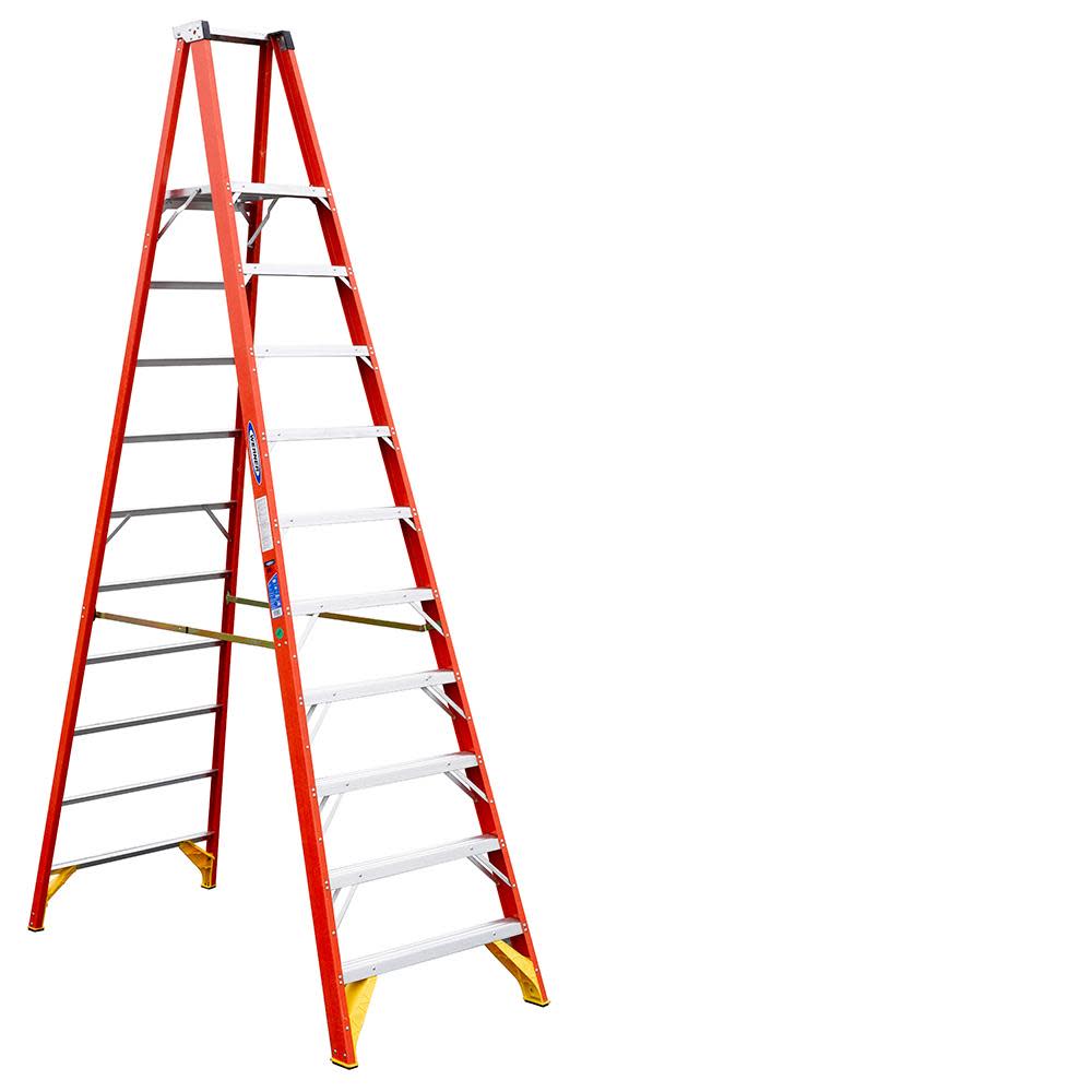 10-ft Fiberglass 300-lb Type IA Platform Ladder